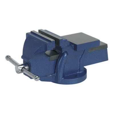 Sealey Cv100E Schraubstock 100 mm fester Sockel Light-Duty