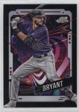 2024 Topps Cosmic Chrome Black Eclipse Refractor 5/10 Kris Bryant #74 1b3