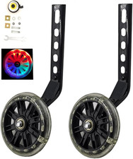 A Pair of Children'S Bicycle Riding Flash Silent Training Wheels, Suitable