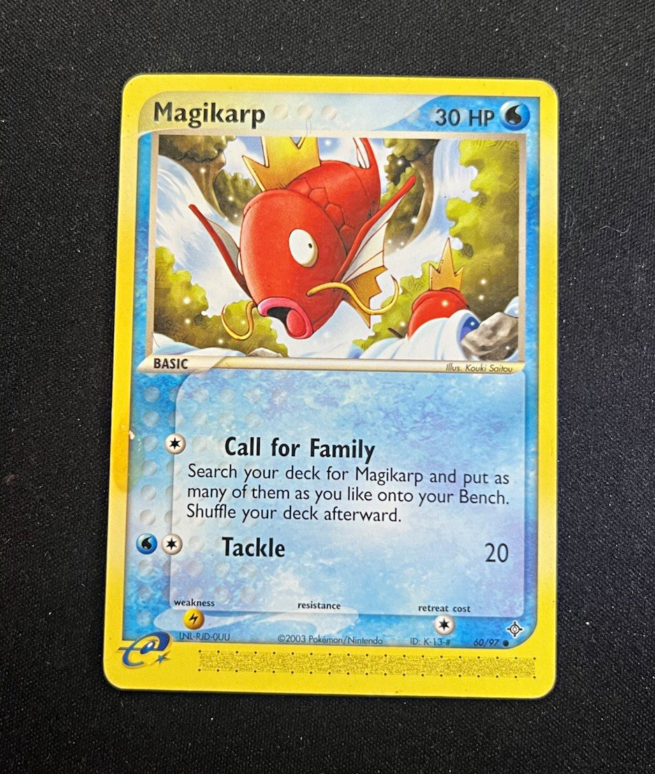 Nintendo Magikarp EX Dragon 60/97 Regular Common EnglishUnlimited 2003 DMG