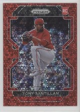 2022 Panini Prizm Tier II Red Donut Circle 46/99 Antonio Santillan Tony 10k8