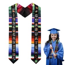 Preschool Kindergarten Graduation Stole Mexican Sash Class of 2026 Kids