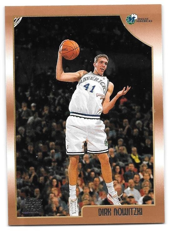 DIRK NOWITZKI ROOKIE 1998-99 TOPPS 154 DALLAS MAVERICKS HOF MVP