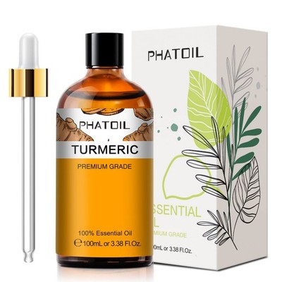 Turmeric 3.38fl.oz Essential Oil, PHATOIL Pure 3.38 Fl Oz (Pack of 1) 