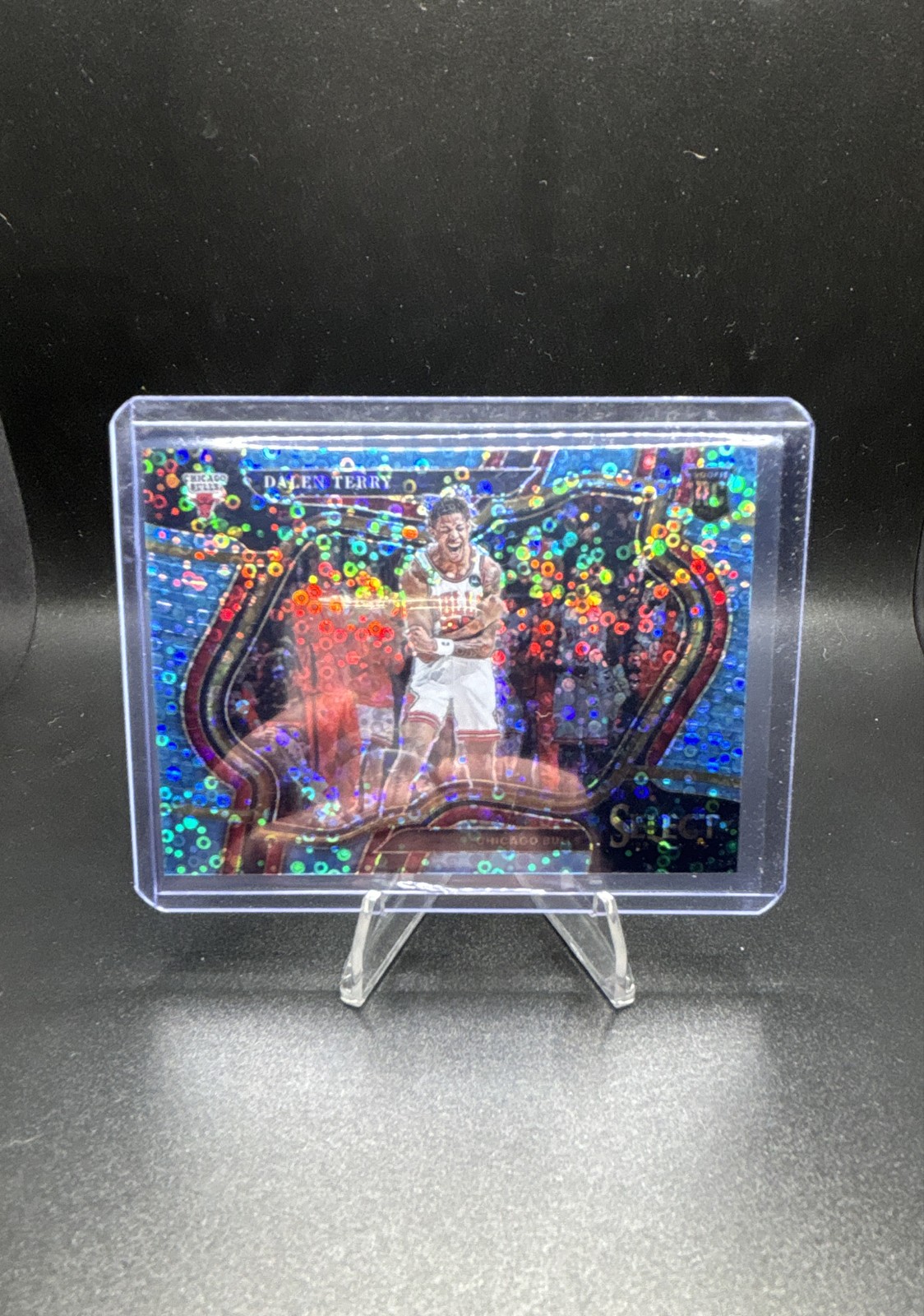 2022-23 Panini Select Courtside Dalen Terry #275 Light Blue Disco Prizm /99 (RC)