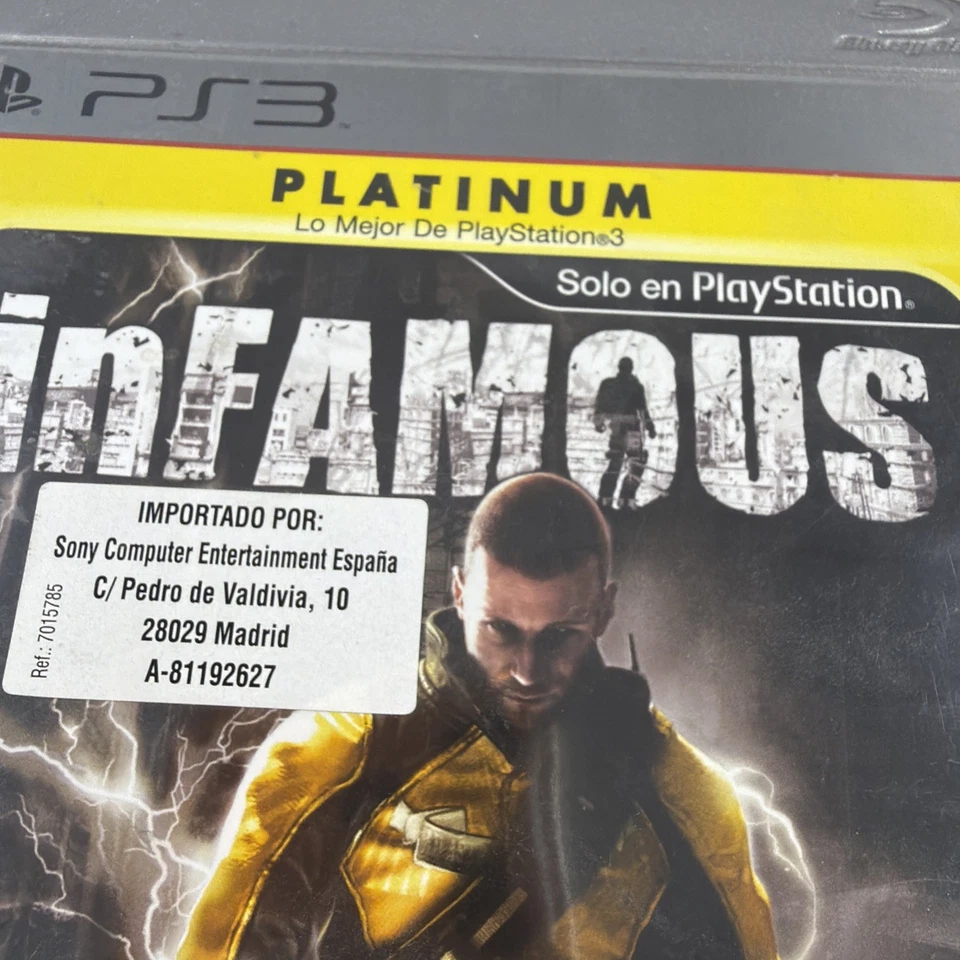 Sony Infamous Playstation 3 Platinum Hits PAL Complete In Box - Image 2 of 4