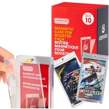 Acrylic Booster Pack Protector Case 10 Pack – Fits Pokémon, MTG, TCG, and Sea...