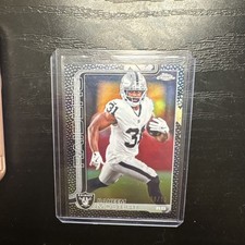 2025 Topps Chrome Raheem mostert Black /10 #182!! Las Vegas Raiders!
