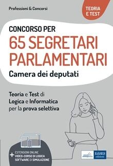 Concorso per 65 Segretari Parlamentari Camera dei deputa... | Buch | Zustand gut