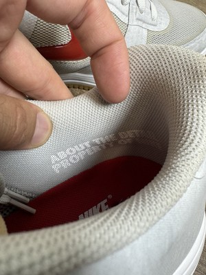 SAMPLE‎ NIKE 2015 AIR FORCE 1 LUNAR CLOT 717303 064 WHITE Size 12 RARE NEW SAMPLE NIKE 2015 AIR FORCE 1 LUNAR CLOT 717303 064 WHITE  main image 3