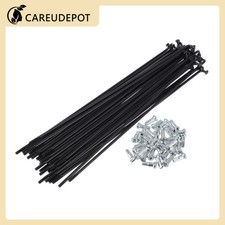 1 Set 13G 171mm Length Bicycle Spokes Nipple 45 Steel