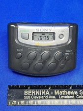 Sony Walkman SRF-M37W Portable AM/FM Digital Tuning Weather Band Radio - Tested