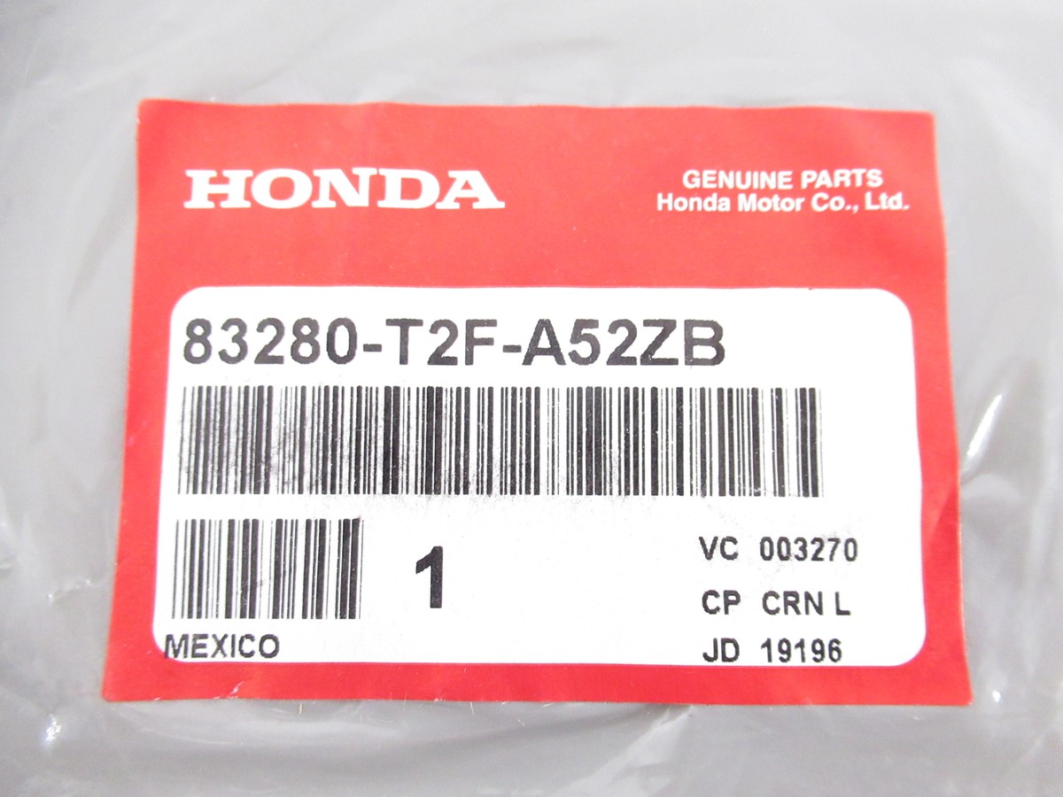 Genuine OEM Honda 83280-T2F-A52ZB Driver Sun Visor *NH836L* Gray