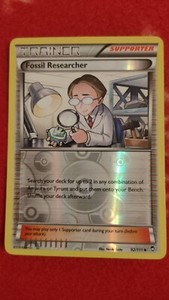 Furious Fists 92/111 Fossil Researcher Reverse Holo Pokemon Card
