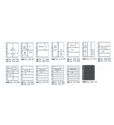 LEUCHTTURM Vario Hüllen - 1 Pack = 5 Hüllen in 18 Varianten