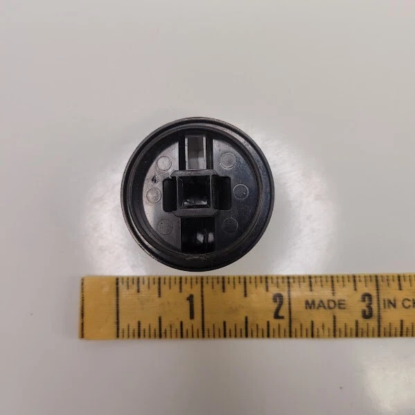 Isuzu Trooper 1992-1994 perilla de calentador de aire acondicionado exterior grande negro único (1) fabricante de equipos originales Foto 3 de 3