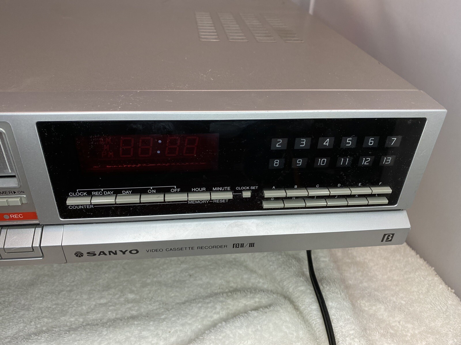 Sanyo Betacord Video Cassette Recorder Model 4010 1985 eBay