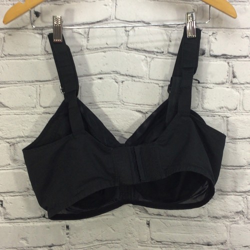 Vintage Vanity Fair Bra 38DD Style #532 Black Wire-Free Comfort Straps - Picture 5 of 10