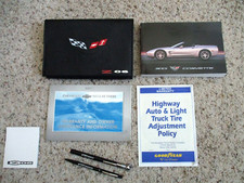 2001 Corvette Zo-6 Factory Gm Original Owners Manual Set Complete N Mint Blank