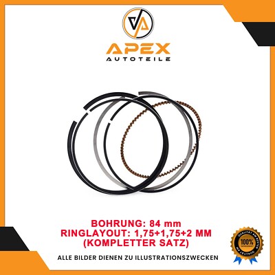 BMW 3 5 6 7 SERIE X3 X5 X6 3.0 DIESELMOTOR N57D30 N57D30A KOLBENRINGSATZ