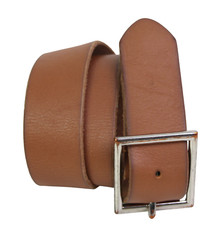 Urban Outfitters BROWN REAL LEATHER 1 3/8"Wd DRESS CASUAL CLASSIC BELT Sz S X9