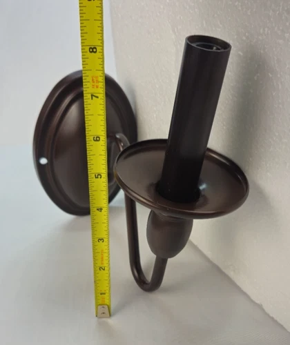 NEW Maxim 1 Light 9" Wall Sconce from Towne Collection Oil Rubbed Bronze Finish - Picture 4 of 10