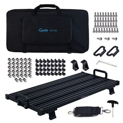 Guitar Pedalboard - Guitto Effects Pedal Board Aluminum Alloy Super Light wit...