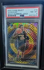 2020 Select Ja Morant Select Numbers gold /10  PSA 8