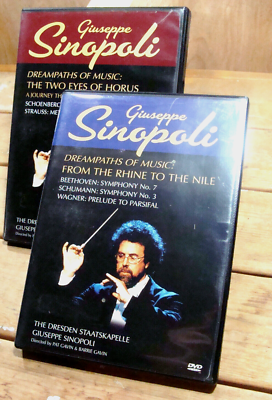 (未使用･未開封品)　The Two Eyes of Horus & Dreampaths of Music [DVD] gsx453j 2 Giuseppe Sinopoli DVDs (1998) Dreampaths Of Music ~Rhine