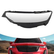 Left Headlight?Lens Cover For 2020-2022 Cadillac XT6 Left Head Lamp Lens Cover