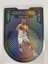 Chris Paul 2020-21 Panini Obsidian Tunnel Vision Purple Refractor #7 /75