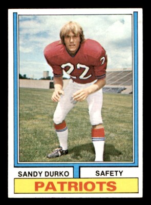 1974 Topps Football #247 Sandy Durko EX *d2