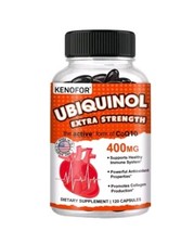 Sealed CoQ10 Ubiquinol Extra Strength 400mg Supplement - 120 Capsules