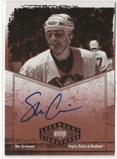 2004 2004-05 UD Legendary Signatures Autographs #SG Stu Grimson Anaheim Ducks