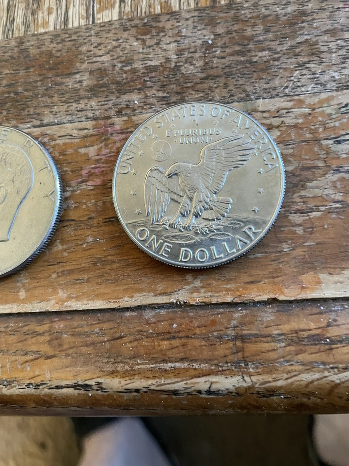 Vintage 1974D Eisenhower Flying Eagle Silver Dollar eBay