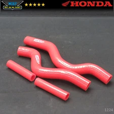 NEW GENUINE GPI RACING 1996 HONDA CR125R SILICONE RADIATOR HOSE PIPE SET RED
