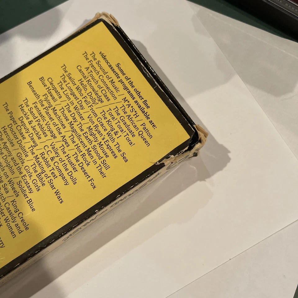 THE SOUND OF MUSIC rare Part I Magnetic Video edition (1980) Julie Andrews VHS - Image 3 of 4