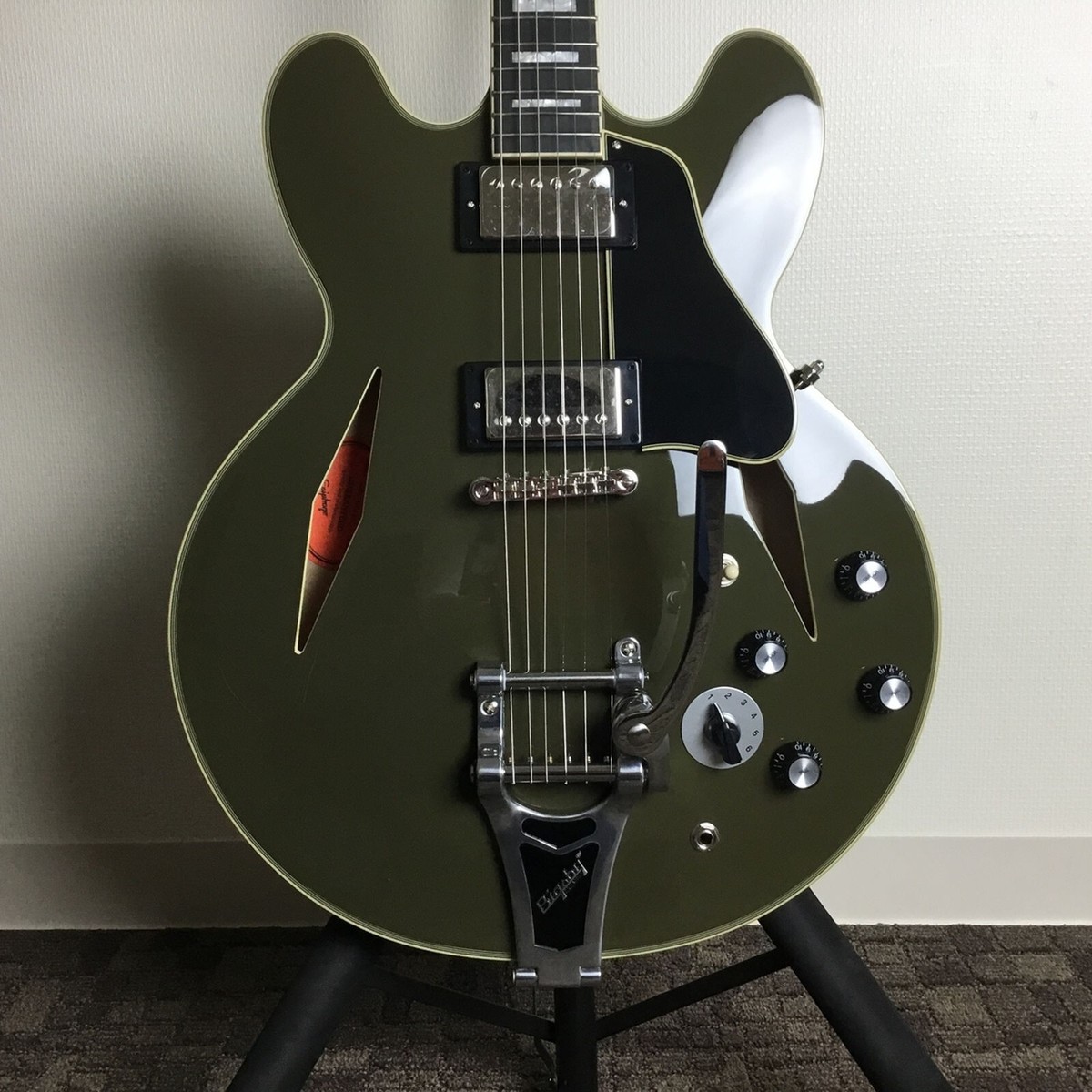 Epiphone Ubukata ES-355 Ver.02 Olive Drab Shinichi Ogata