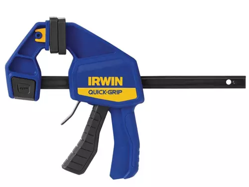 Irwin Quick-Grip T512QCEL7 Medium Duty One-Handed Bar Clamp / Spreader 300mm ...