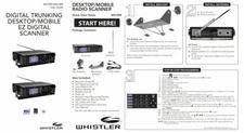 WHISTLER WS-1098 SCANNER OPERATING MANUAL + QUICK START GUIDE