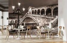 3D Grey Bridge A036 Wallpaper Wall Mural Self-adhesive Assaf Frank Zoe