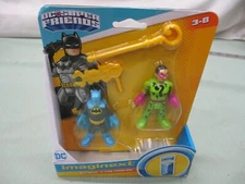 Imaginext DC Super friends Batman New Riddler staff question mark guy yellow toy