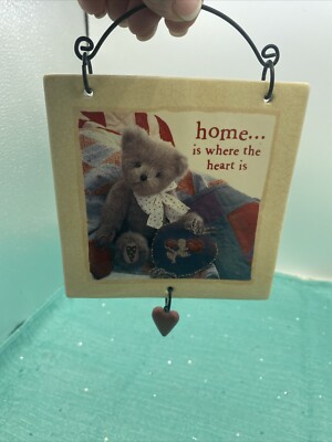 Kitchen Plaque ''Home Is Where The Heart Is'' 5'' × 5'' Wall Hanging