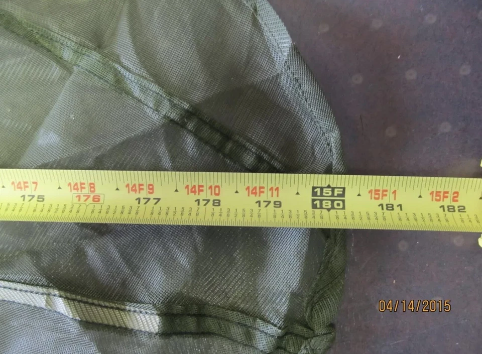 NUEVA MOSQUITERA MILITAR BARRA MOSQUITERA CUBIERTA CUNA TIENDA VERDE EMISIÓN EJÉRCITO EE. UU. Foto 4 de 4