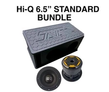SAVARD Dual HiQ 6.5 Standard Speaker Subwoofer Enclosure Bundle Dual 4 Ohm