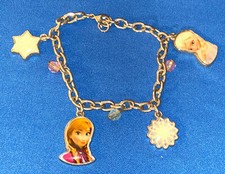 Disney Frozen Charm Bracelet Movie Series Jewelry Multi Charms Double sided