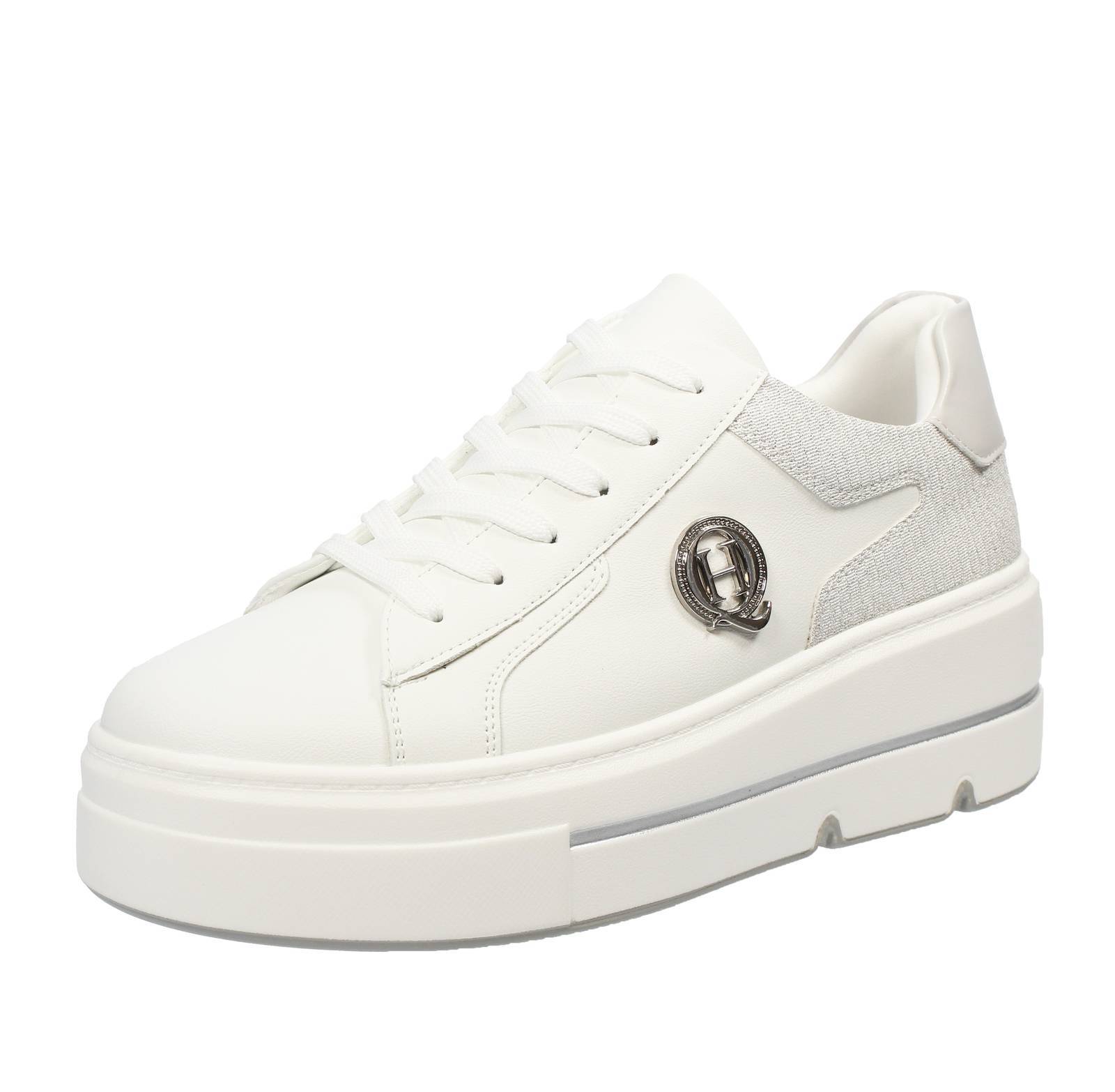 Кроссовки Queen Helena Con Zeppa Bianco - Taglia 40 256 см Scarpe Donna Casual 11090₽