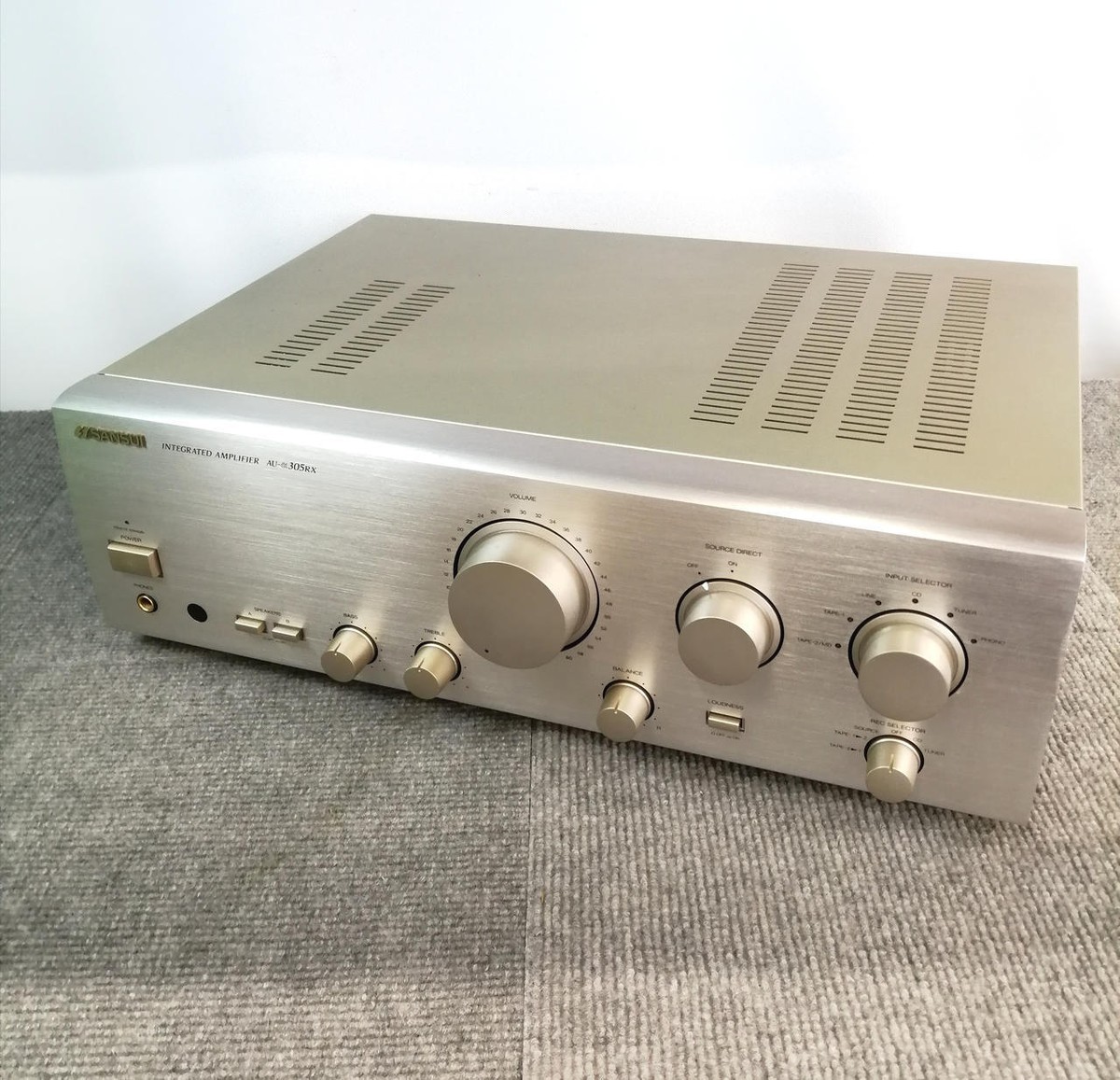 Sansui AU-  305RX Extra Integrated Amplifier Used w/Remote | eBay