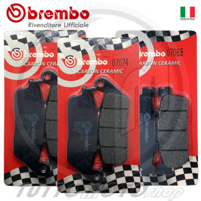 Pastillas De Freno Brembo Delanteras Y Traseras Para Kymco Xciting 300 R (2009-2011) - Juego Completo