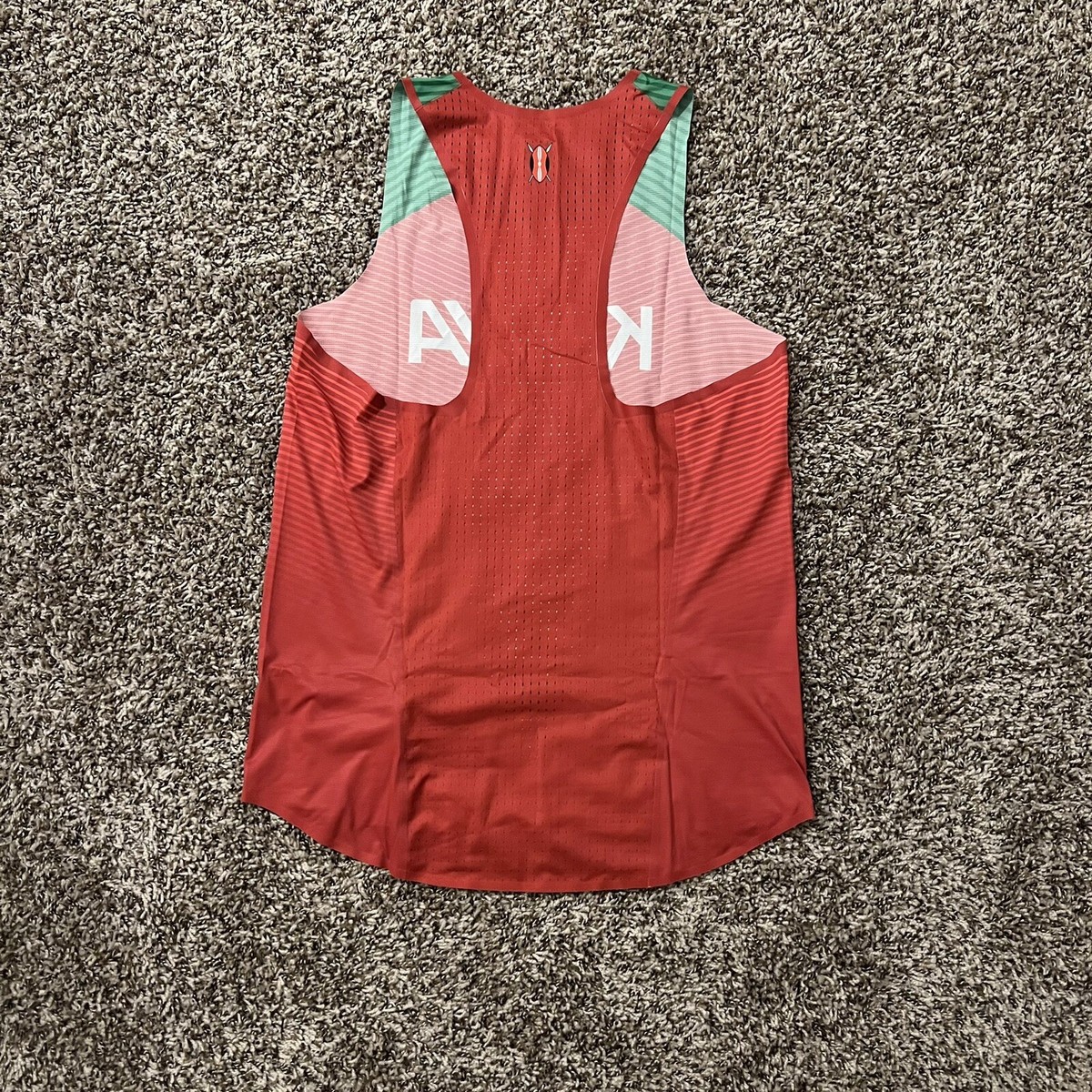 Nike Pro Elite Kenya Olympic Distance Singlet Track Field 898134